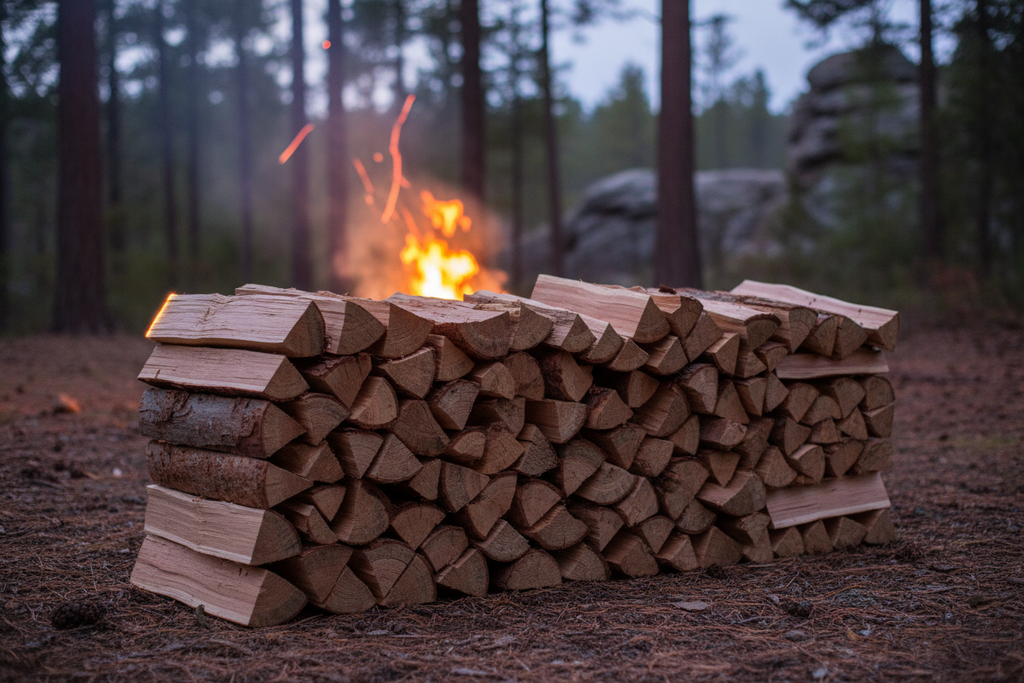 Quarter Face Cord with Campfire